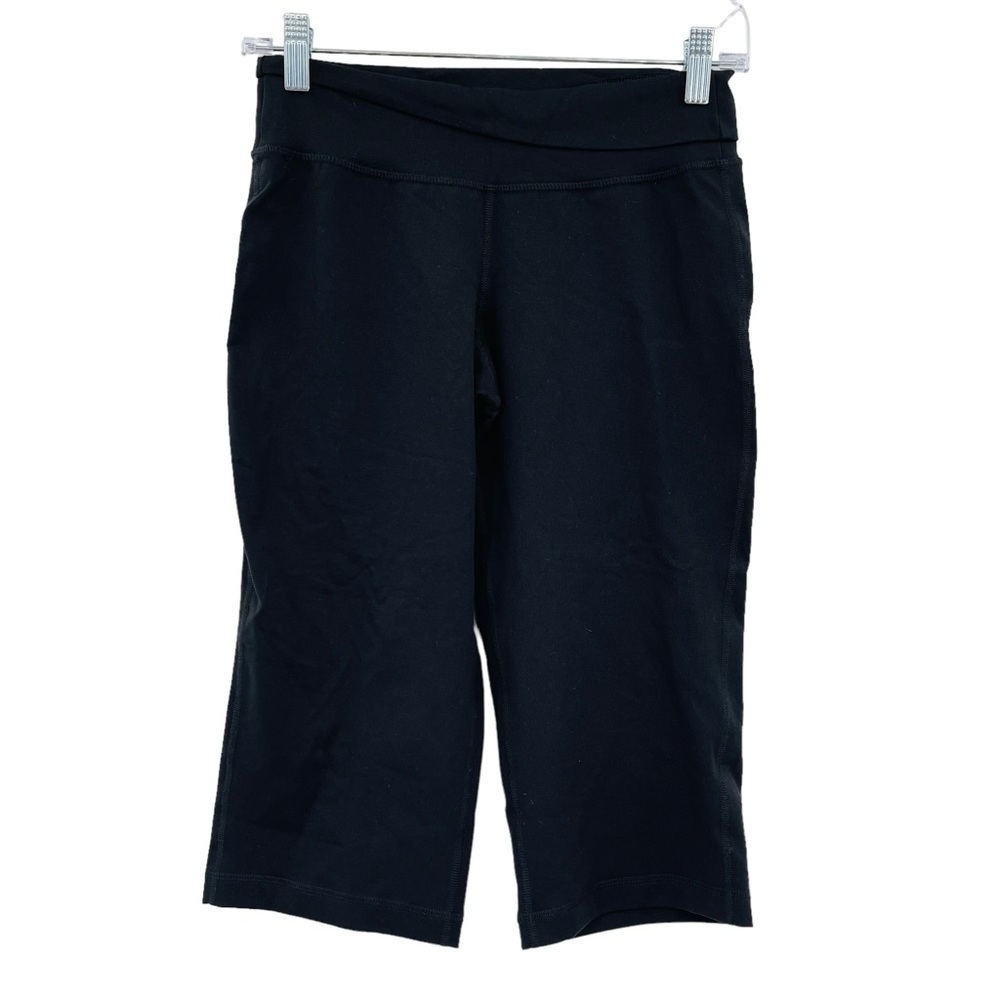 Patagonia cropped leggings black mid‎ rise women's size S